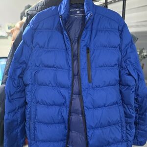 Michael Kors Men's Blue Puffer Jacket